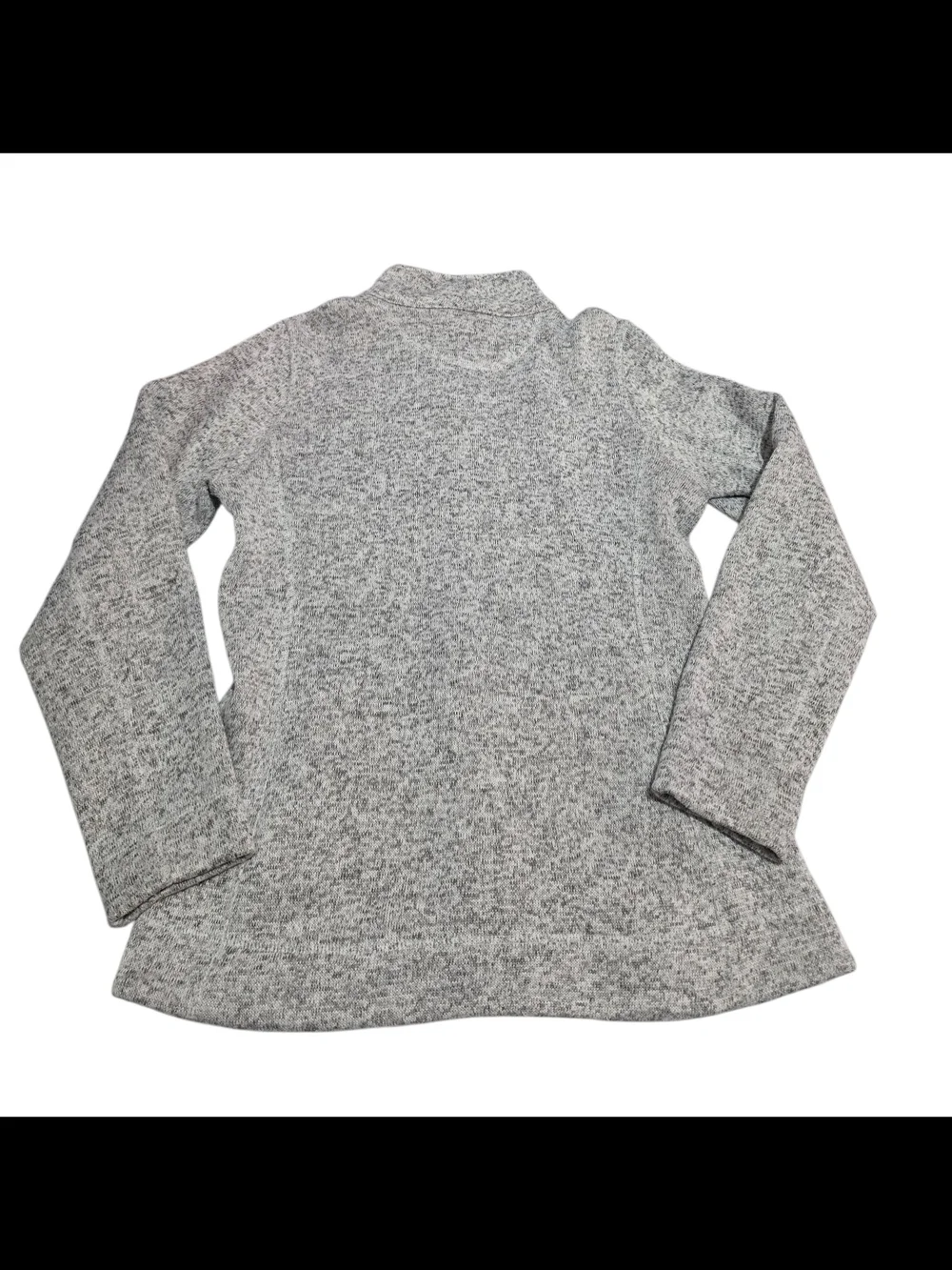 Calvin Klein Heathered Gray Full-Zip Sweater Jacket